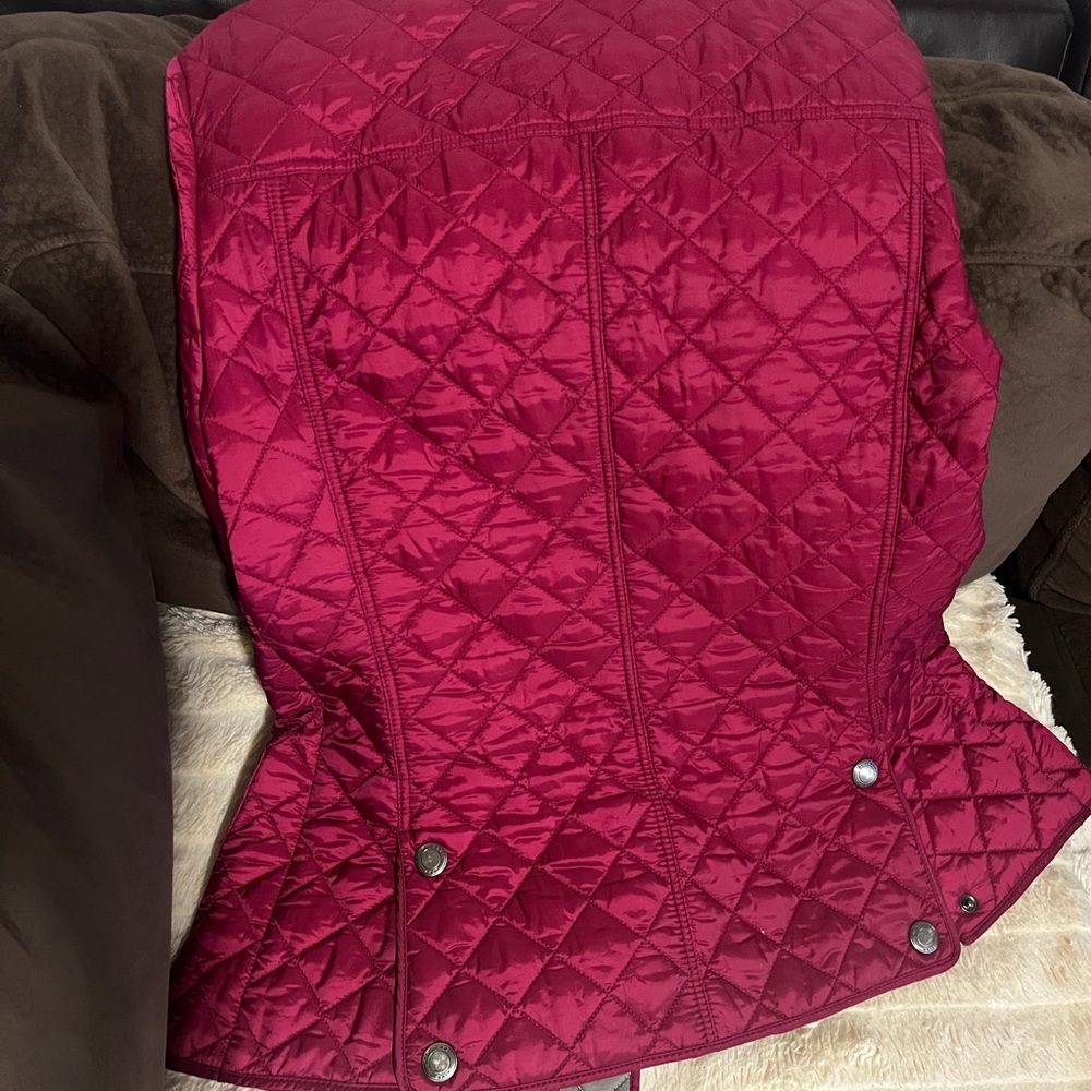 Burberry Brit Red Quilted Jacket - Picture 8 of 16